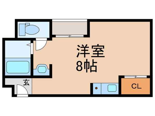 タウンハウス服部天神の物件間取画像